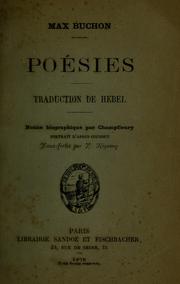 Cover of: Poésies: poésies franc-comtoises