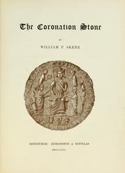 Cover of: The coronation stone by William Forbes Skene