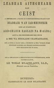 Leabhar aithghearr nan Ceist by Westminster Assembly (1643-1652)