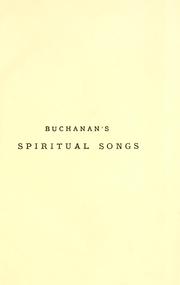 Cover of: Dugald Buchanan's spiritual songs