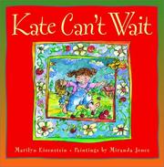 Cover of: Kate can't wait