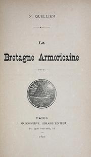 Cover of: La Bretagne armoricaine