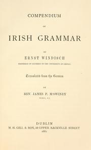 Cover of: Compendium of Irish grammar