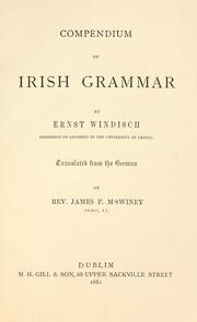 Cover of: Compendium of Irish Grammar