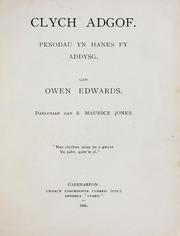 Cover of: Clych adgof: penodau yn hanes fy addysg