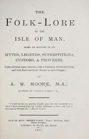 Cover of: The folk-lore of the Isle of Man by Moore, A. W.