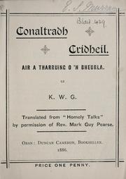 Cover of: Conaltradh cridheil