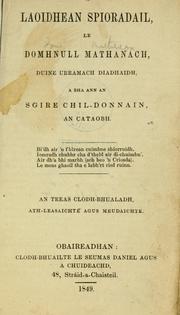 Cover of: Laoidhean spioradail