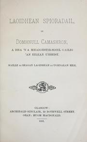 Laoidhean spioradail by Donald Cameron