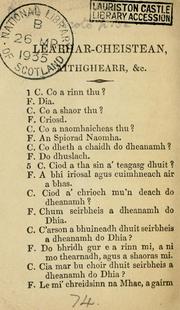 Cover of: Leabhar-cheistean aithgearr, airson Clann Og