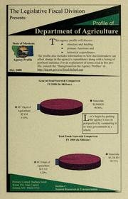 Cover of: The Legislative Fiscal Division presents: profile of ...