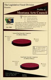 Cover of: The Legislative Fiscal Division presents: profile of ...