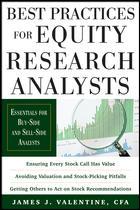 Cover of: Best practices for equity research analysts by James J. Valentine, James J. Valentine