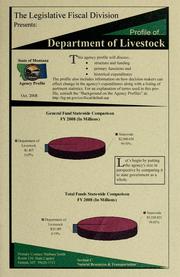 Cover of: The Legislative Fiscal Division presents: profile of ...
