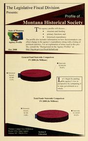 Cover of: The Legislative Fiscal Division presents: profile of ...