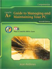 Cover of: A+ guide to managing and maintaining your PC by Andrews, Jean