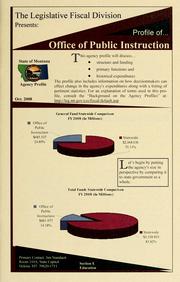 Cover of: The Legislative Fiscal Division presents: profile of ...