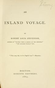 Cover of: An inland voyage by Robert Louis Stevenson