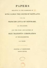 Cover of: Papers relative to the Regalia of Scotland. [Including a reprint of "A true account of the preservation of the Regalia of Scotland ... by Bannatyne Club (Edinburgh, Scotland)