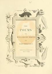 Cover of: The poems of William Drummond of Hawthornden by Maitland Club (Glasgow)