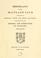 Cover of: Miscellany of the Maitland Club, consisting of original papers and other documents illustrative of the history and literature of Scotland