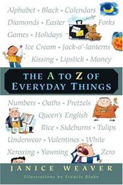 Cover of: The A to Z of everday things