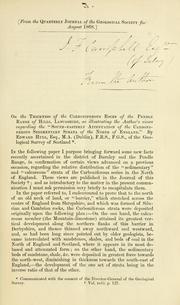 Cover of: On the thickness of the carboniferous rocks of the Pendle range of hills, Lancashire, as illustrating the author's views regarding the "south-easterly attenuation of the carboniferous sedimentary strata of the north of England" by Edward Hull, Edward Hull