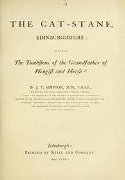 Cover of: The Cat-Stane, Edinburghshire by Sir James Young Simpson