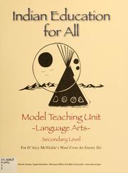 Cover of: Model teaching unit: language arts : secondary level