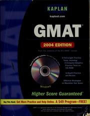 Kaplan GMAT 2004 with CD-ROM by Kaplan Publishing