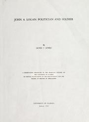 Cover of: John A. Logan by James Pickett Jones