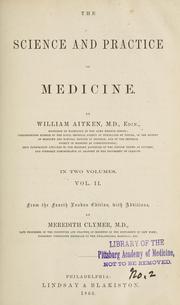 Cover of: The science and practice of medicine