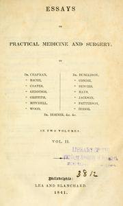 Cover of: Essays on practical medicine and surgery