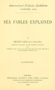Cover of: Sea fables explained by Lee, Henry