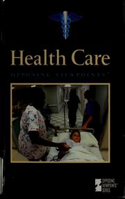 Cover of: Health care by Karen Balkin