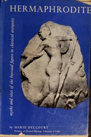 Cover of: Hermaphrodite by Marie Delcourt