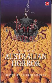 Cover of: Terror Australis: the best of Australian horror.