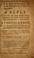 Cover of: A careful and strict examination of the external covenant, and of the principles by which it is supported