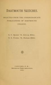 Cover of: Dartmouth sketches