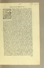 Cover of: Decreto de 10 de Março de 1755: Sendo-me presente, que o extravio do ouro, e pedras preciosas, que vem dos Brasis, India, e outras conquistas deste reino ..