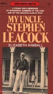 My Uncle Stephen Leacock (Goodread Biographies) by Elizabeth Kimball