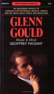 Cover of: Glenn Gould by Geoffrey Payzant