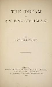 Cover of: The dream of an Englishman