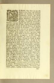 Cover of: Eu Elrei. Faço saber aos que este alvará de lei virem: que sendo-me presente em consulta do Conselho Ultramarino a dúvida, que muitas vezes se tem movido sobre dever-se admittir appellaçaõ, ou aggravo da sentença, que julga por livre alguma pessoa, a quem se controverte a liberdade; e porque supposto esta naõ possa ter avaliaçaõ, com tudo póde esta ter lugar, quando da sentença se segue sómente o prejuizo do valor do escravo, de que fica privado o que pertendia ser seu senhor; ..