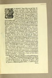 Cover of: Eu Elrey. Faço saber aos que este alvará de declaraçao virem: que sendo-me presente por parte da Junta da Administraçaõ da Compahnia Geral do Graõ Pará, e Maranhaõ ..