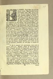 Cover of: Eu Elrey. Faço saber aos que este alvará virem: que havendo abolido inteiramente pelo meu alvará com força de ley de dez de Setembro do anno proximo passado as frotas, e esquadras .. by Portugal