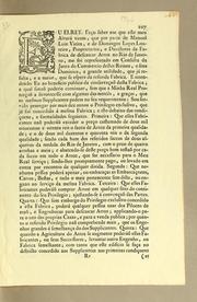 Cover of: Eu Elrey. Faço saber aos que este meu alvará virem: que por parte de Manoel Luiz Vieira, e de Domingos Lopes Loureiro, proprietarios, e directores da fabrica de descascar arroz no Rio de Janeiro, me foi representado em consulta da Junta do Commericio destes Reinos, e seus dominios, a grande utilidade, que já resulta, e a maior, que se espera da referida fabrica