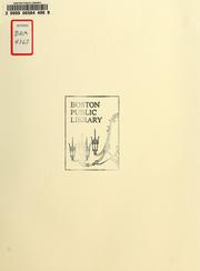 Cover of: Executive order of Mayor Raymond L. Flynn establishing a joint commission on the future of the beaches of Boston harbor