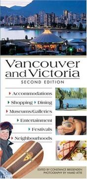 Cover of: Vancouver and Victoria Colourguide (Colourguide Travel Series)