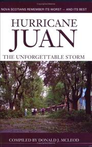 Cover of: Hurricane Juan: The Unforgettable Storm